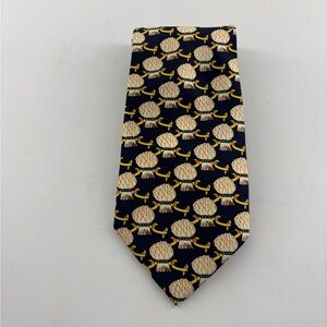 Fu Yun Lai 100% Silk Handmade All Over Print Classic Length Men’s Tie